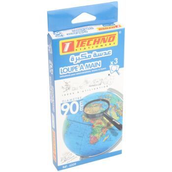 LOUPE DE BUREAU DIAM 90 mm "TECHNO" REF: 6209