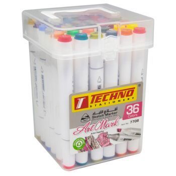 MARQUEUR DOUBLE TETE ARTMARK BOITE 36 COULEURS "TECHNO" REF: 7708