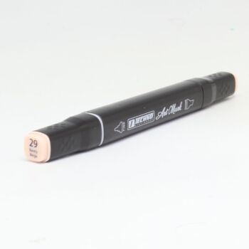 MARQUEUR DOUBLE TETE BARELY BEIGE SQUARE ARTMARK "TECHNO" REF: 6057