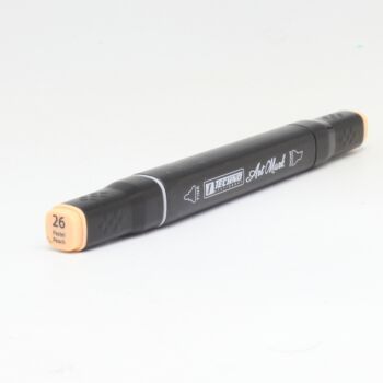 MARQUEUR DOUBLE TETE PASTEL PEACH SQUARE ARTMARK "TECHNO" REF: 6054