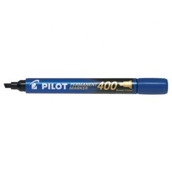 MARQUEUR PERMANENT 400 TETE BISEAUTEE BLEU "PILOT" REF: SCA-400-L