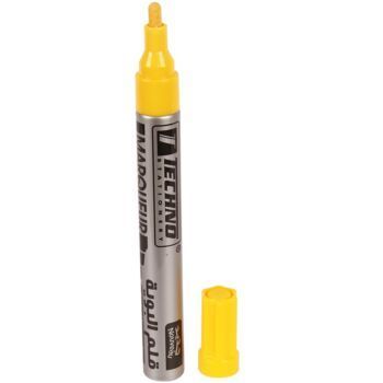 MARQUEUR PERMANENT POUR TOUTES SURFACES JAUNE "TECHNO" REF: 4522