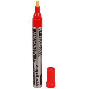 MARQUEUR PERMANENT POUR TOUTES SURFACES ROUGE "TECHNO" REF: 4521