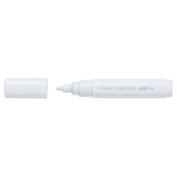 MARQUEUR PINTOR POINTE MOYENNE BLANC "PILOT" REF: SW-PT-M-W