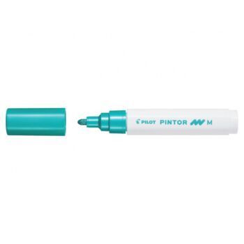MARQUEUR PINTOR POINTE MOYENNE VERT METALLIQUE "PILOT" REF: SW-PT-M-MG