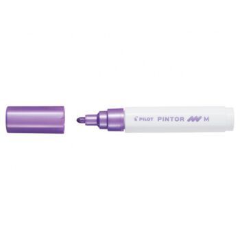 MARQUEUR PINTOR POINTE MOYENNE VIOLET METALLIQUE "PILOT" REF: SW-PT-M-MV