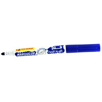 MINI MARQUEUR ARDOISE BLANCHE BLEU "TECHNO" REF: 3096