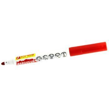 MINI MARQUEUR ARDOISE BLANCHE ROUGE "TECHNO" REF: 3099