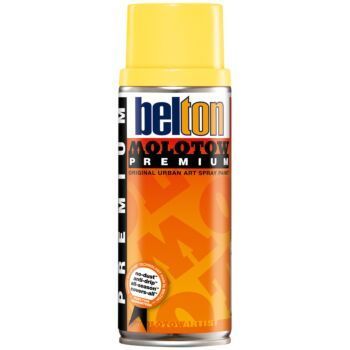 PEINTURE EN AEROSOL BELTON PREMIUM 400 ML 002 JAUNE ZINC "MOLOTOW" REF: MO327006