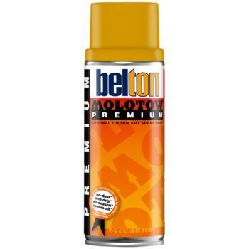 PEINTURE EN AEROSOL BELTON PREMIUM 400 ML 182-1 JAUNE MOUTARDE "MOLOTOW" REF: MO327262