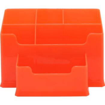 organiseur-de-bureau-diago-orange-fluo-techno-ref-9955