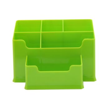 organiseur-de-bureau-diago-vert-fluo-techno-ref-9952