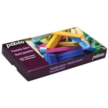 PASTEL CARRE DUR BOITE DE 12 PCS "PEBEO" REF: 400300