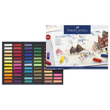 MINI PASTEL TENDRE BOITE DE 72 "FABER CASTELL" REF: 128272