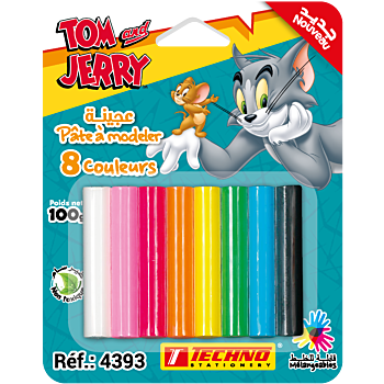 PATE A MODELER 08 COULEURS LICENCE TOM AND JERRY "TECHNO" REF: 4393