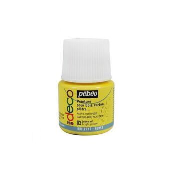 PEBEO DECO BRILLANT JAUNE VIF 45 ml "PEBEO" REF: 092003