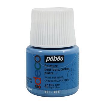 PEBEO DECO MAT BLEU CLAIR 45 ml "PEBEO" REF: 204045