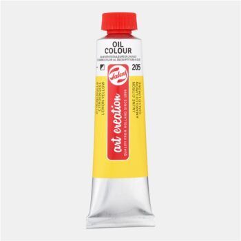 PEINTURE A L'HUILE 40ml JAUNE CITRON "TALENS ART CREATION " REF: 9019205M