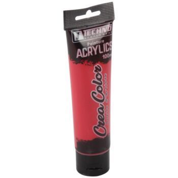 PEINTURE ACRYLIQUE 100 ML CRAMOISI CREA COLOR "TECHNO" REF: 5670