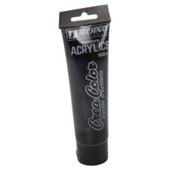 PEINTURE ACRYLIQUE 100 ML NOIR CREA COLOR "TECHNO" REF: 5661