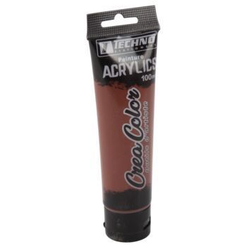 PEINTURE ACRYLIQUE 100 ML OMBRE BRULEE CREA COLOR "TECHNO" REF: 5668