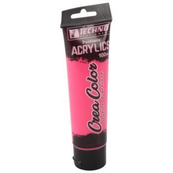 PEINTURE ACRYLIQUE 100 ML ROSE CREA COLOR "TECHNO" REF: 5671