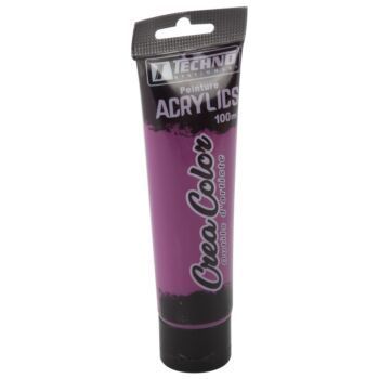 PEINTURE ACRYLIQUE 100 ML VIOLET COBALT CREA COLOR "TECHNO" REF: 5683