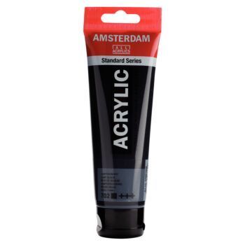 PEINTURE ACRYLIQUE 120ml NOIR BOUGIE "AMSTERDAM" REF: 17097022
