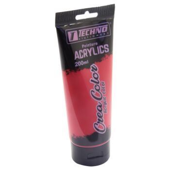 PEINTURE ACRYLIQUE 200 ML MAGENTA CREA COLOR &quot;TECHNO&quot; REF: 7350