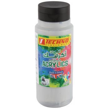 PEINTURE ACRYLIQUE 500 ml ARGENTE "TECHNO" REF: 5596