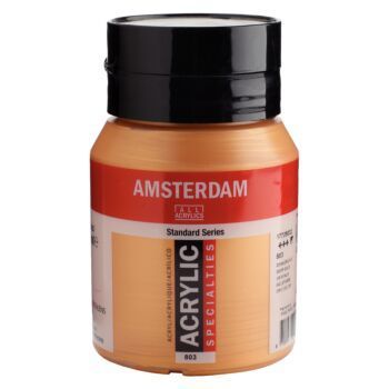 PEINTURE ACRYLIQUE 500ml OR FONCE "AMSTERDAM" REF: 17728032