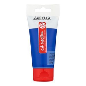 PEINTURE ACRYLIQUE 75ml BLEU PHTALOCYANINE "TALENS ART CREATION " REF: 3511570M