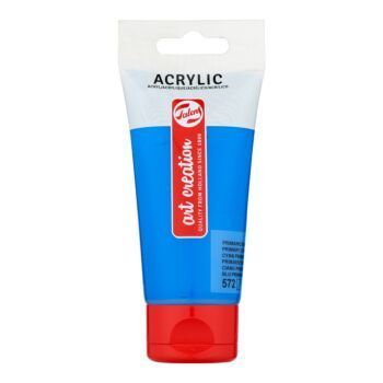 PEINTURE ACRYLIQUE 75ml CYAN PRIMAIRE "TALENS ART CREATION " REF: 3511572M