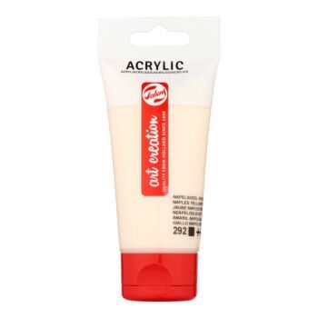 PEINTURE ACRYLIQUE 75ml JAUNE NAPLES ROUGE CLAIRE "TALENS ART CREATION " REF: 3511292M