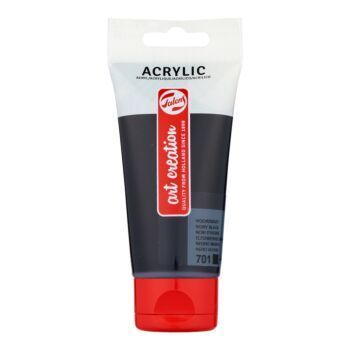 PEINTURE ACRYLIQUE 75ml NOIR IVOIRE "TALENS ART CREATION " REF: 3511701M