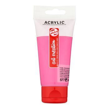 PEINTURE ACRYLIQUE 75ml VIOLET ROUGE PERMANANT CLAIRE "TALENS ART CREATION " REF: 3511577M