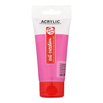 PEINTURE ACRYLIQUE 75ml VIOLET ROUGE PERMANANT "TALENS ART CREATION " REF: 3511567M