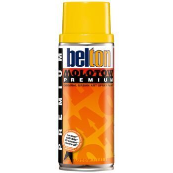 PEINTURE EN AEROSOL BELTON PREMIUM 400 ML 004 JAUNE SIGNAL "MOLOTOW" REF: MO327165