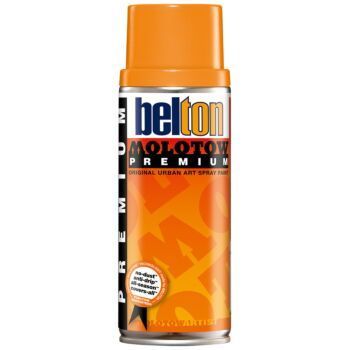 PEINTURE EN AEROSOL BELTON PREMIUM 400 ML 011 ORANGE CLAIR SLIDER "MOLOTOW" REF: MO327084