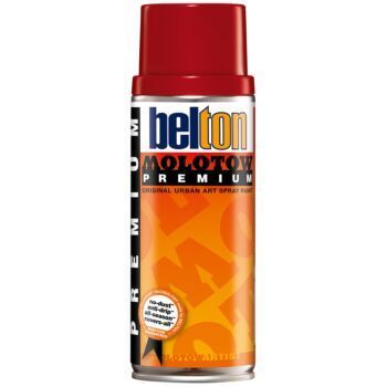 PEINTURE EN AEROSOL BELTON PREMIUM 400 ML 018 ROUGE RUBIS "MOLOTOW" REF: MO327166
