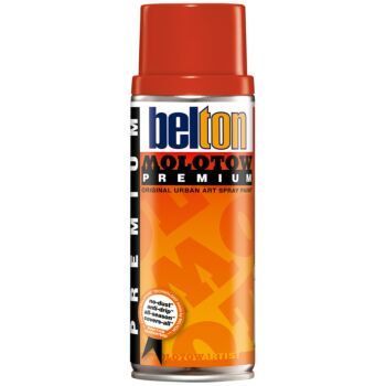 PEINTURE EN AEROSOL BELTON PREMIUM 400 ML 030 ORANGE SANGUINE "MOLOTOW" REF: MO327135