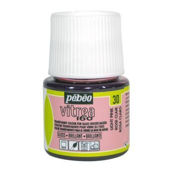 Peinture VITREA 160 BRILLANT FLACON DE 45ml ROSE CLAIR "PEBEO" REF: 111030