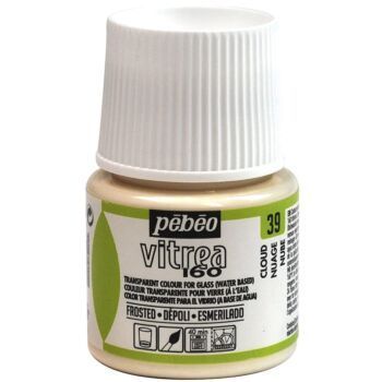 Peinture VITREA 160 DEPOLI FLACON DE 45ml NUAGE "PEBEO" REF: 112039