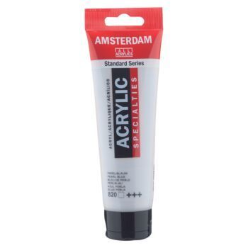 PEINTURE ACRYLIQUE 120ml BLEU PERLE "AMSTERDAM" REF: 17098202