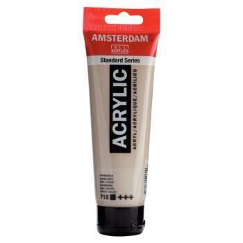 PEINTURE ACRYLIQUE 120ml GRIS CHAUD "AMSTERDAM" REF: 17097182