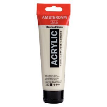 PEINTURE ACRYLIQUE 120ml JAUNE NAPL CLAIRE "AMSTERDAM" REF: 17092222