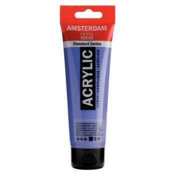 PEINTURE ACRYLIQUE 120ml OUTREMER VIOLET CLAIRE "AMSTERDAM" REF: 17095192