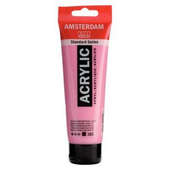 PEINTURE ACRYLIQUE 120ml QUINACRIDONE ROSE LIGHT "AMSTERDAM" REF: 17093852