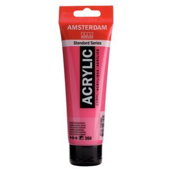 PEINTURE ACRYLIQUE 120ml ROSE QUINACRIDONE "AMSTERDAM" REF: 17093662