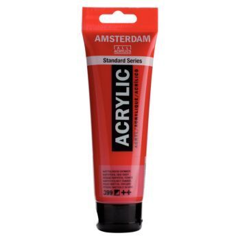 PEINTURE ACRYLIQUE 120ml ROUGE NAPHTALO FONCE "AMSTERDAM" REF: 17093992